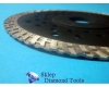 TARCZA DIAMENTOWA TURBO DO GRANITU 125MM WZMACNIANA 